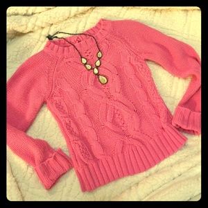 Super cute pink sweater